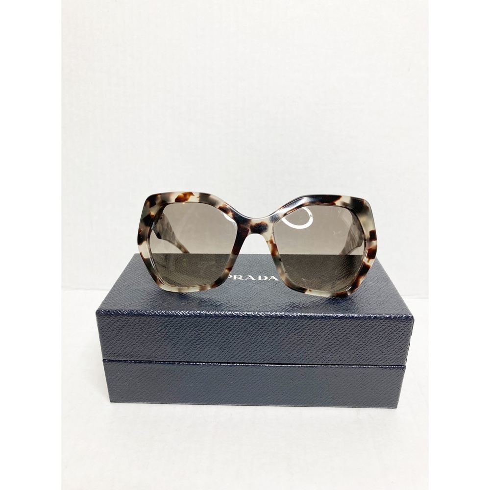 Prada Sunglasses Tortoise Brown Gradient SPR16R with Prada Box